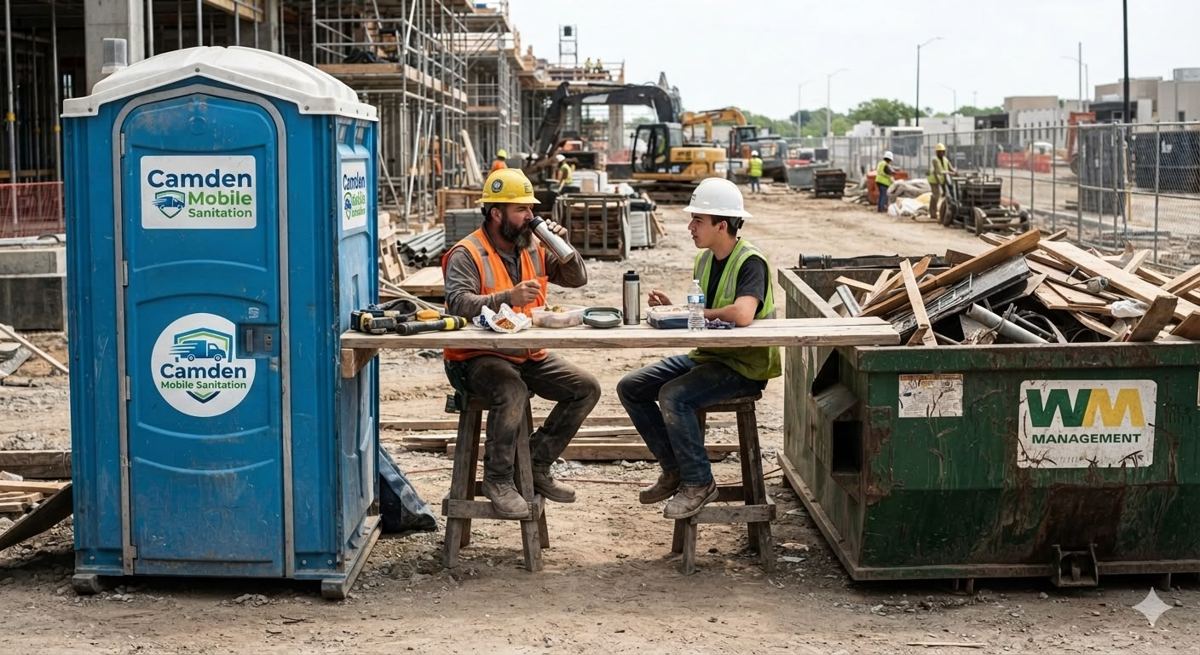 Construction Site Porta Potties Rockford IL